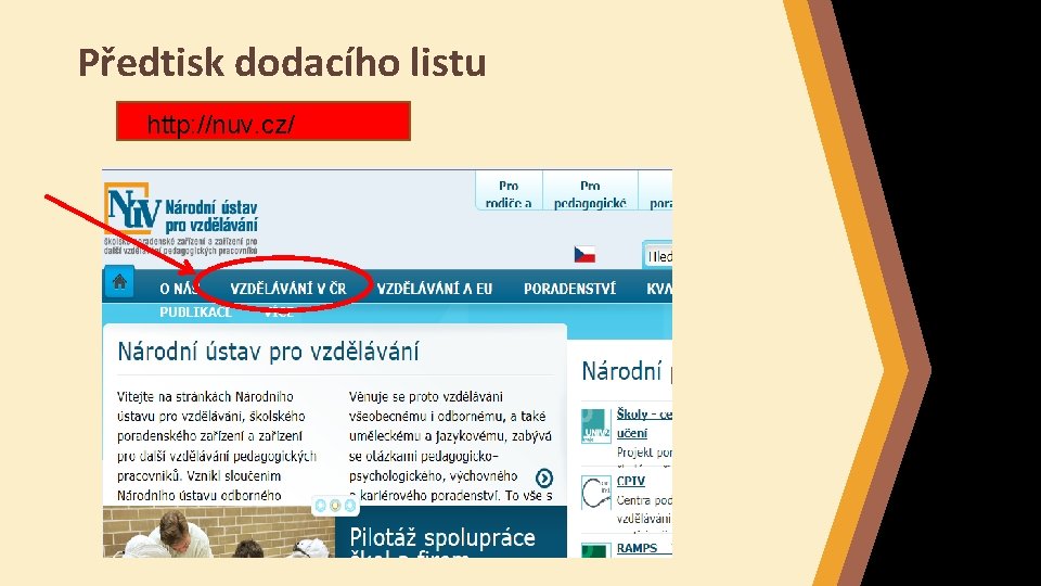 Předtisk dodacího listu http: //nuv. cz/ 