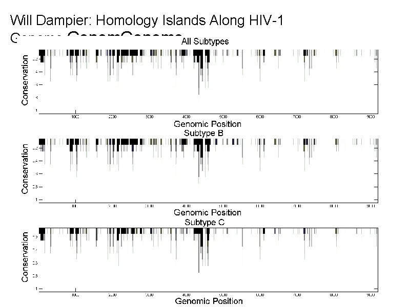 Will Dampier: Homology Islands Along HIV-1 Genome 