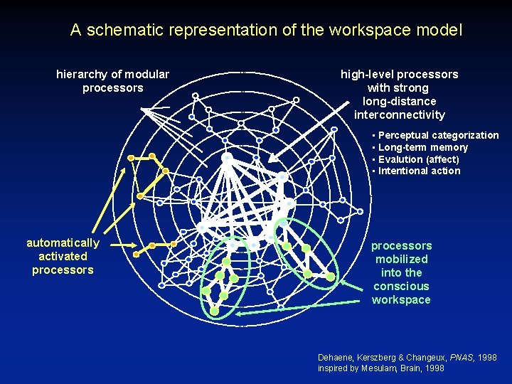 A schematic representation of the workspace model hierarchy of modular processors high-level processors with