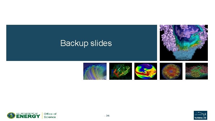 Backup slides - 34 - 