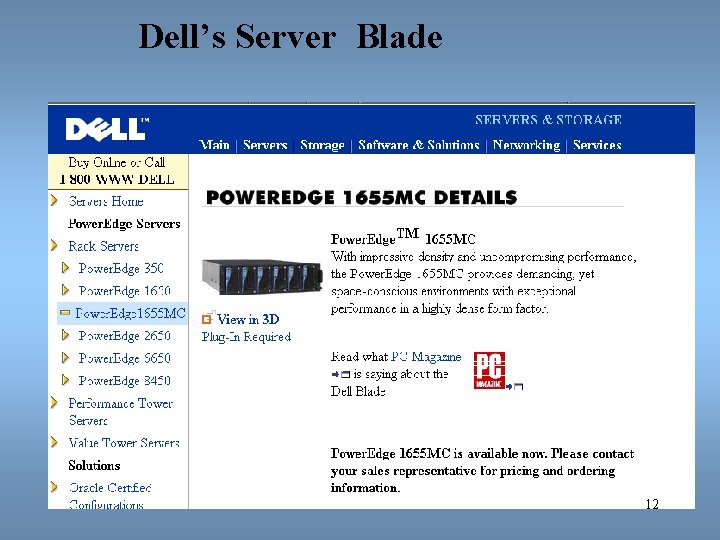 Dell’s Server Blade 12 