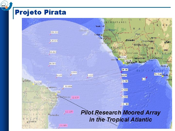Projeto Pirata Pilot Research Moored Array in the Tropical Atlantic 