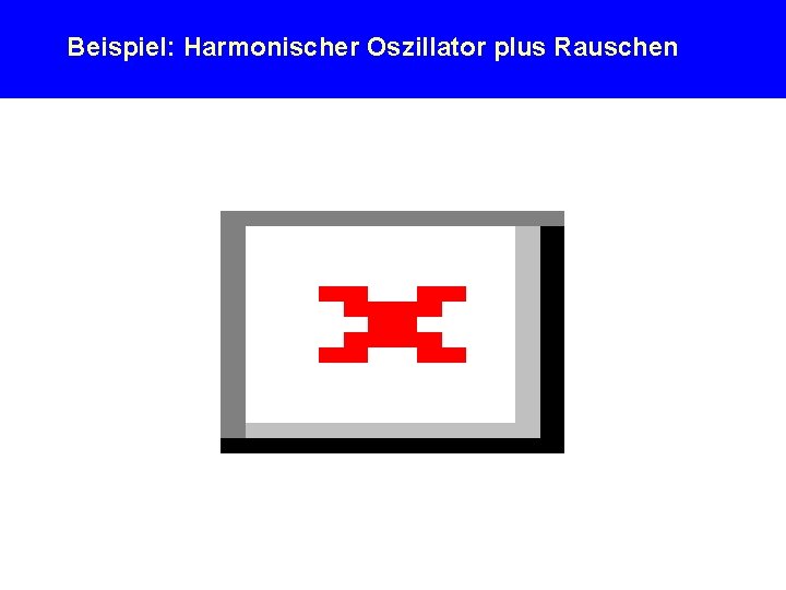 Beispiel: Harmonischer Oszillator plus Rauschen 
