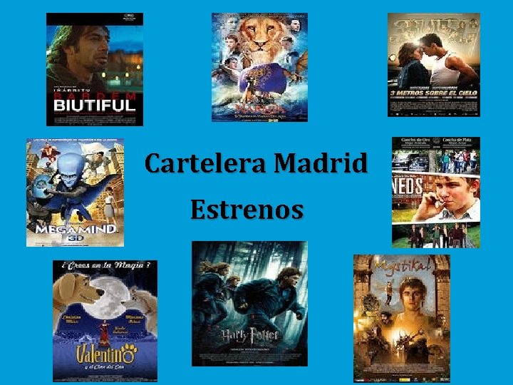 Cartelera Madrid Estrenos 