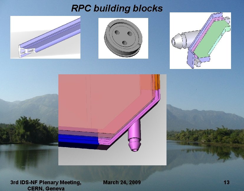 RPC building blocks 3 rd IDS-NF Plenary Meeting, CERN, Geneva March 24, 2009 13