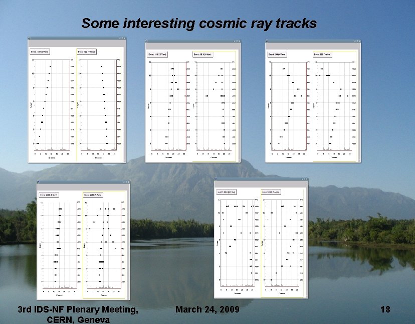 Some interesting cosmic ray tracks 3 rd IDS-NF Plenary Meeting, CERN, Geneva March 24,