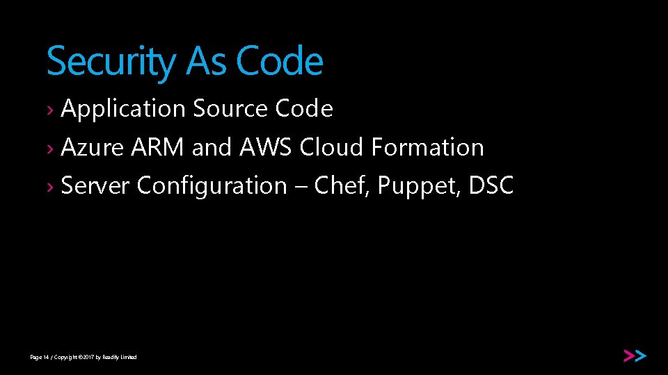 Security As Code › Application Source Code › Azure ARM and AWS Cloud Formation