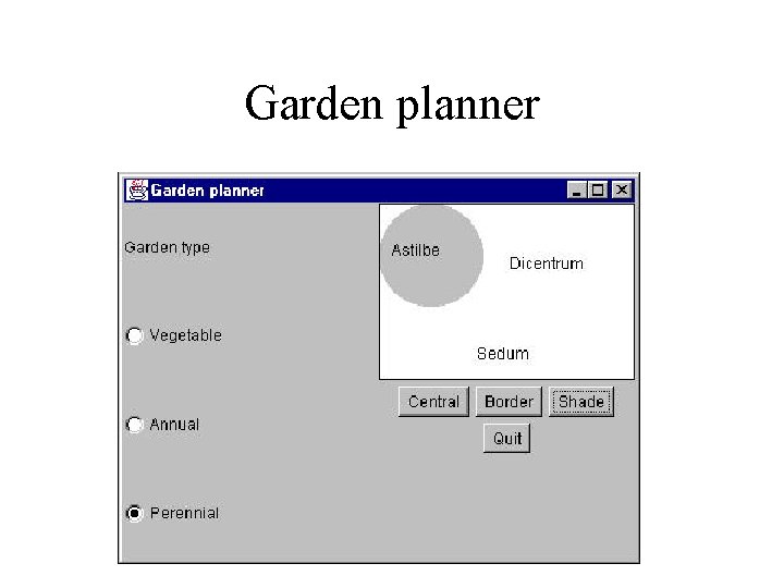 Garden planner 