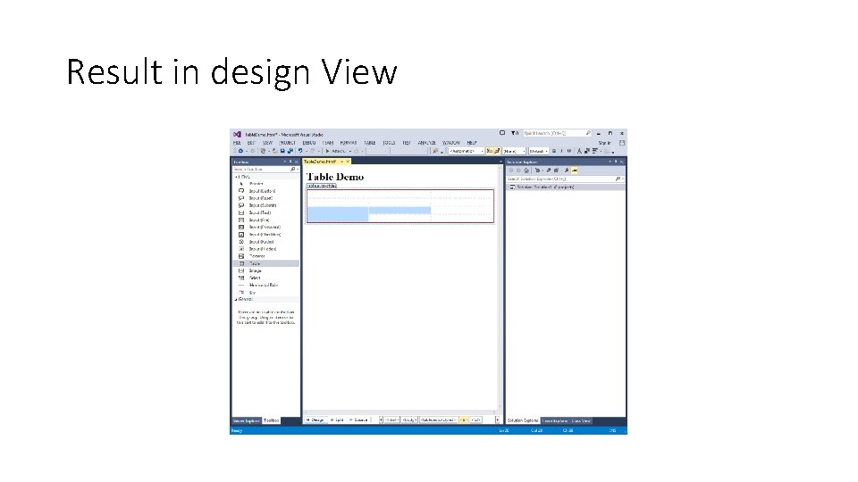 Result in design View Result in design View