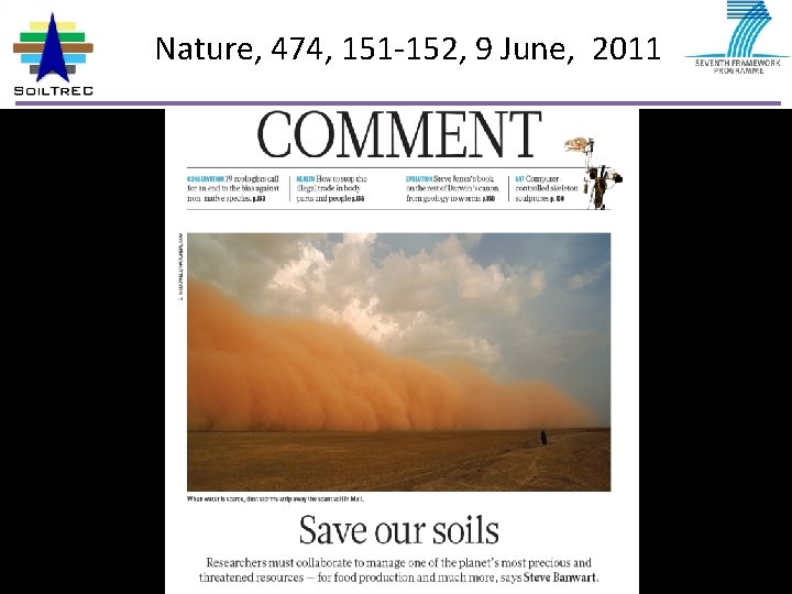 Nature, 474, 151 -152, 9 June, 2011 Nature 