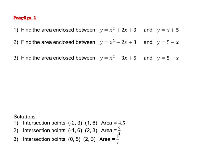 Practice 1 