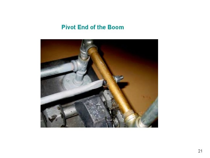 Pivot End of the Boom Vibrationdata 21 
