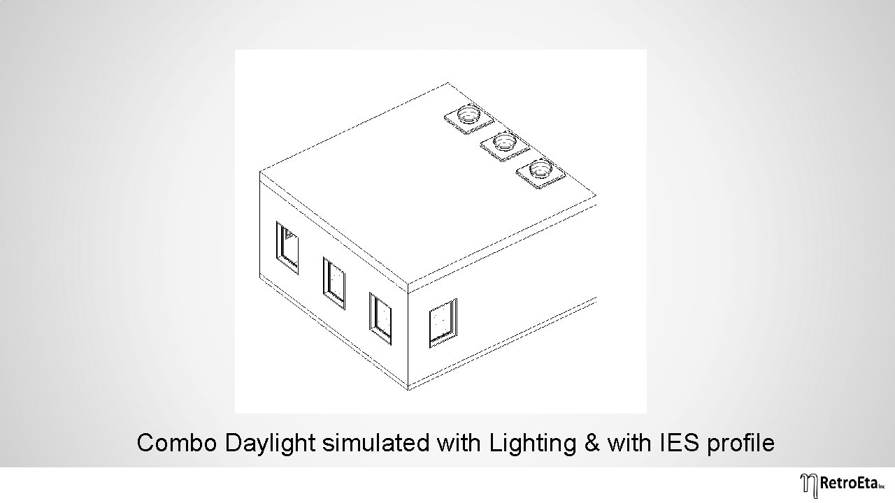 Combo Daylight simulated with Lighting & with IES profile 