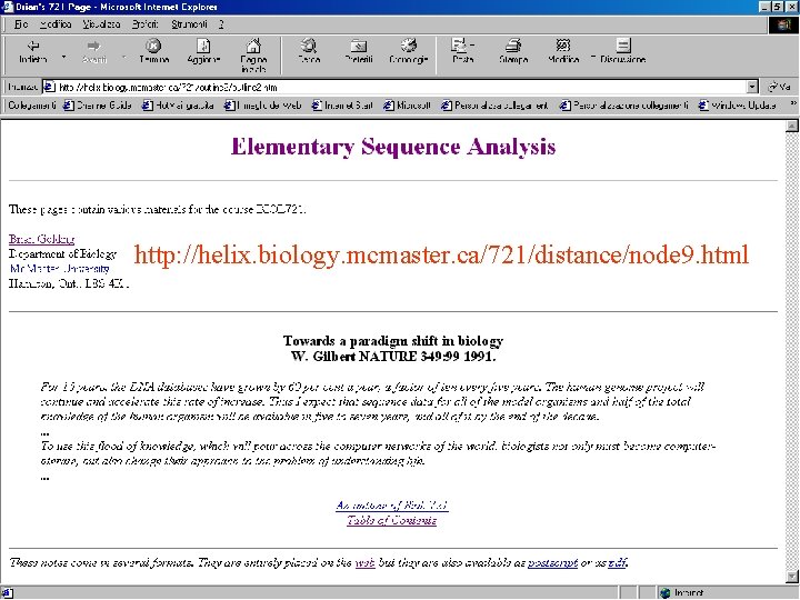 http: //helix. biology. mcmaster. ca/721/distance/node 9. html 