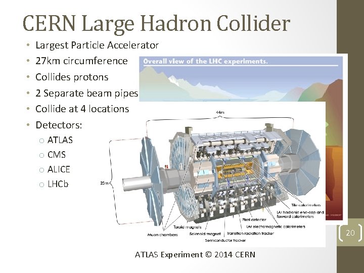 CERN Large Hadron Collider • • • Largest Particle Accelerator 27 km circumference Collides