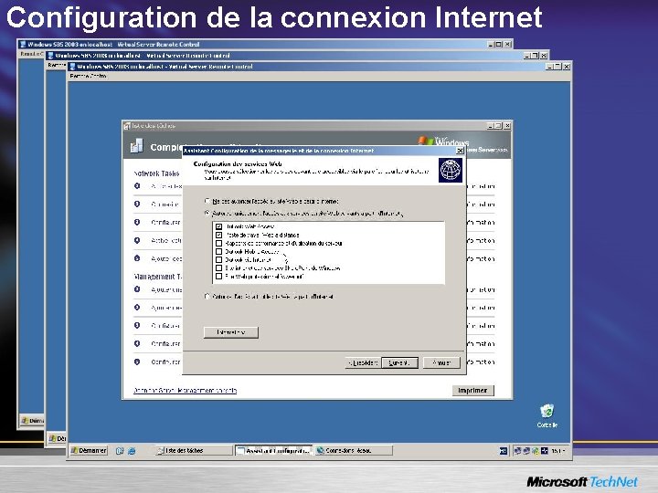 Configuration de la connexion Internet 