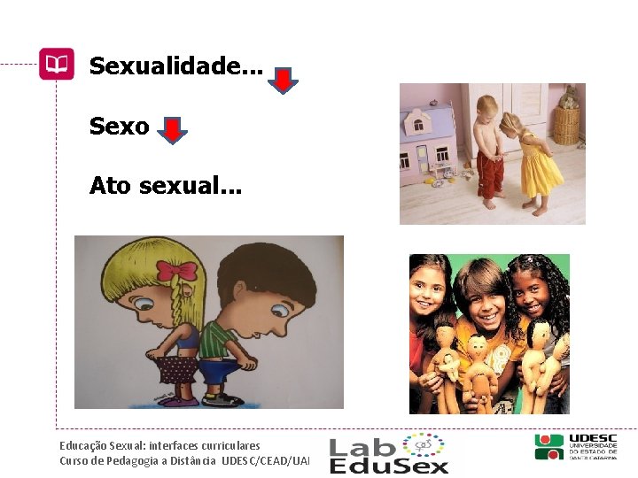 Sexualidade. . . Sexo Ato sexual. . . Educação Sexual: interfaces curriculares Curso de
