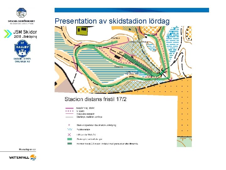 Presentation av skidstadion lördag 