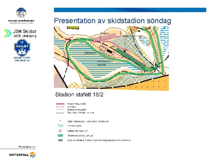 Presentation av skidstadion söndag 