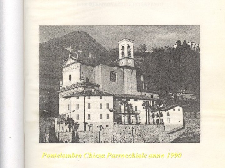 Pontelambro Chiesa Parrocchiale anno 1990 