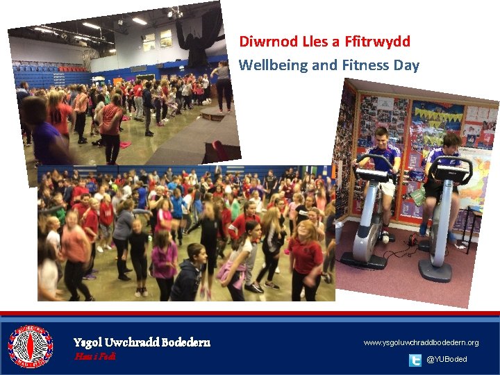 Diwrnod Lles a Ffitrwydd Wellbeing and Fitness Day Ysgol Uwchradd Bodedern Hau i Fedi