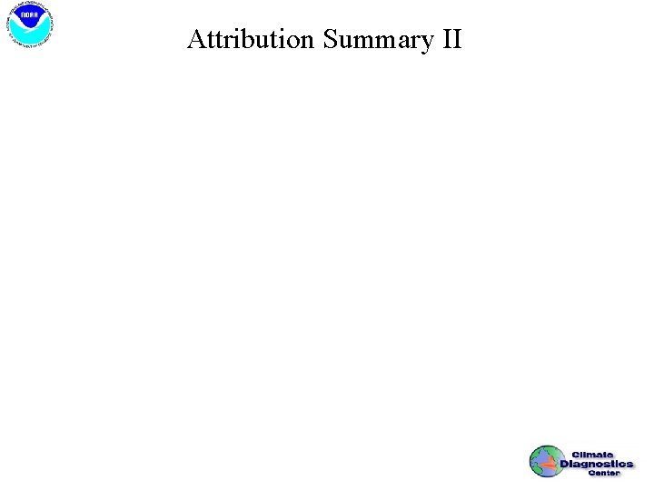 Attribution Summary II 