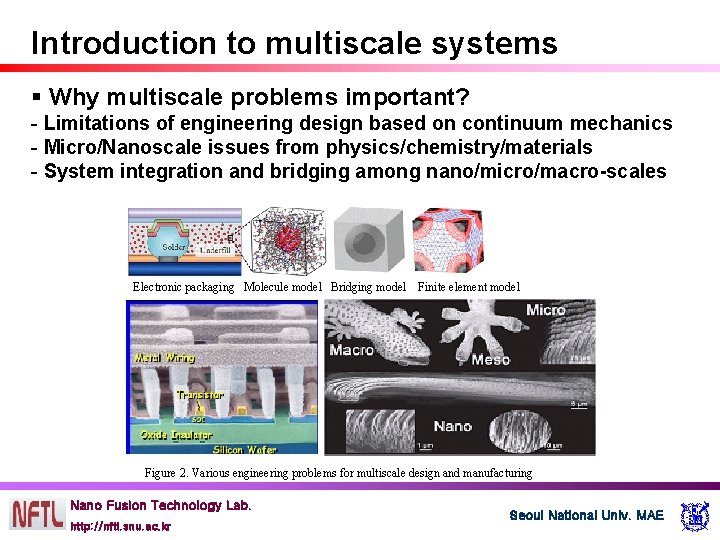 Introduction to multiscale systems § Why multiscale problems important? - Limitations of engineering design
