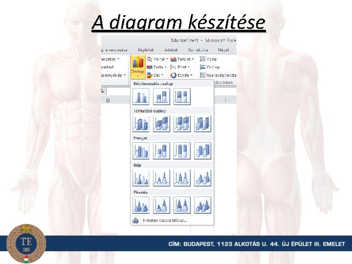 A diagram készítése 