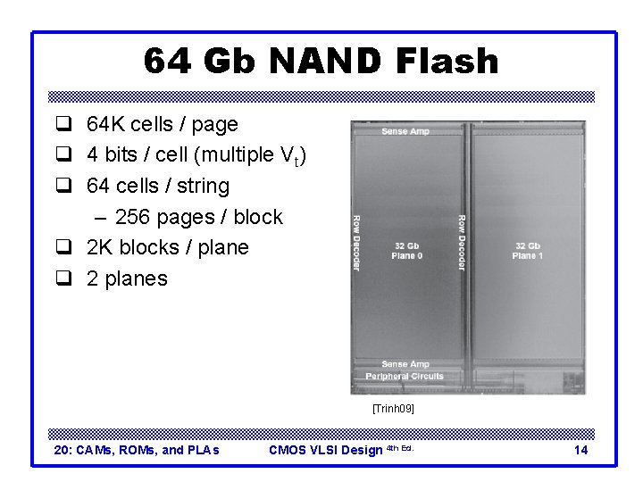 64 Gb NAND Flash q 64 K cells / page q 4 bits /