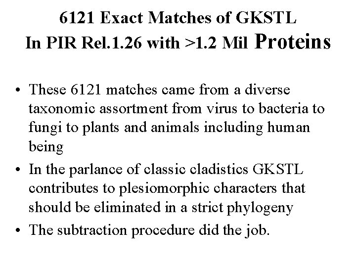 6121 Exact Matches of GKSTL In PIR Rel. 1. 26 with >1. 2 Mil