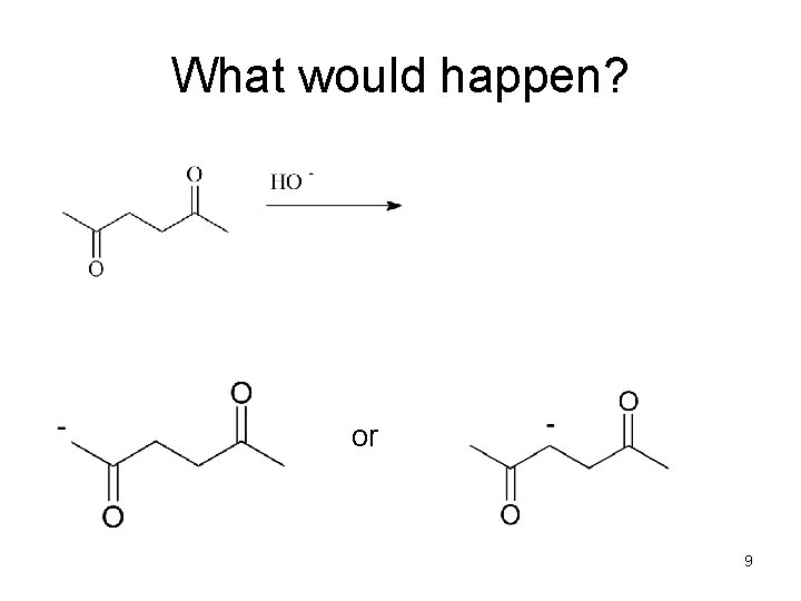 What would happen? or 9 