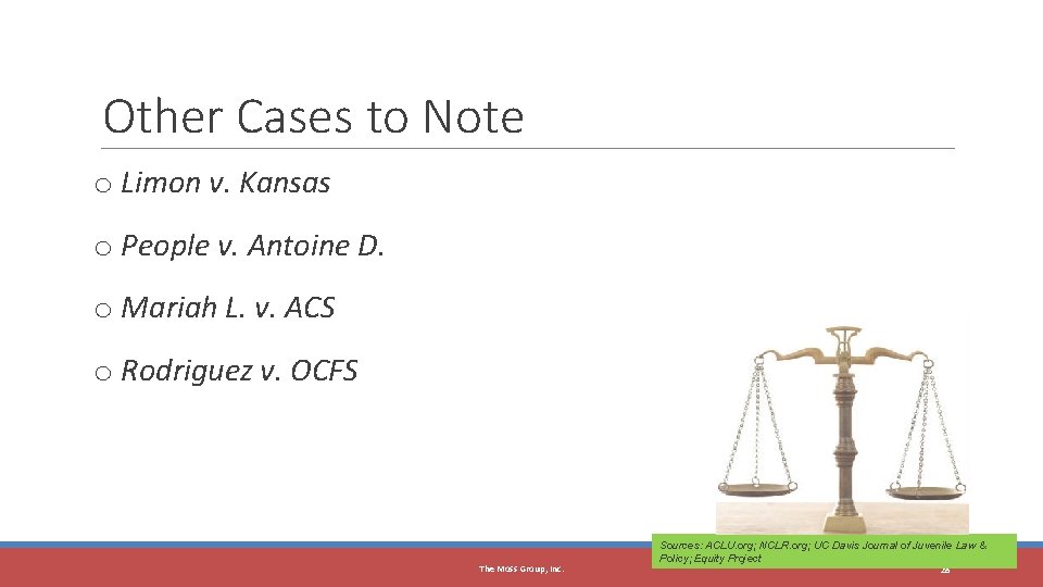 28 Other Cases to Note o Limon v. Kansas o People v. Antoine D.