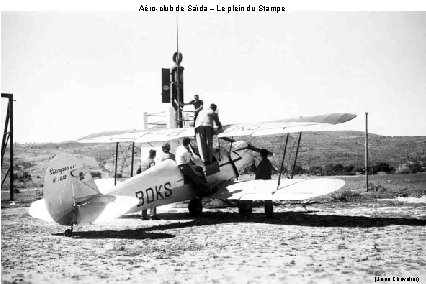 Aéro-club de Saïda – Le plein du Stampe (Jean Chevalier) 