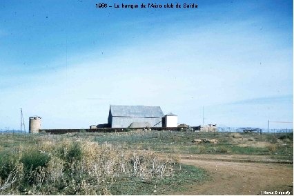 1956 – Le hangar de l’Aéro-club de Saïda (Hervé Dupont) 