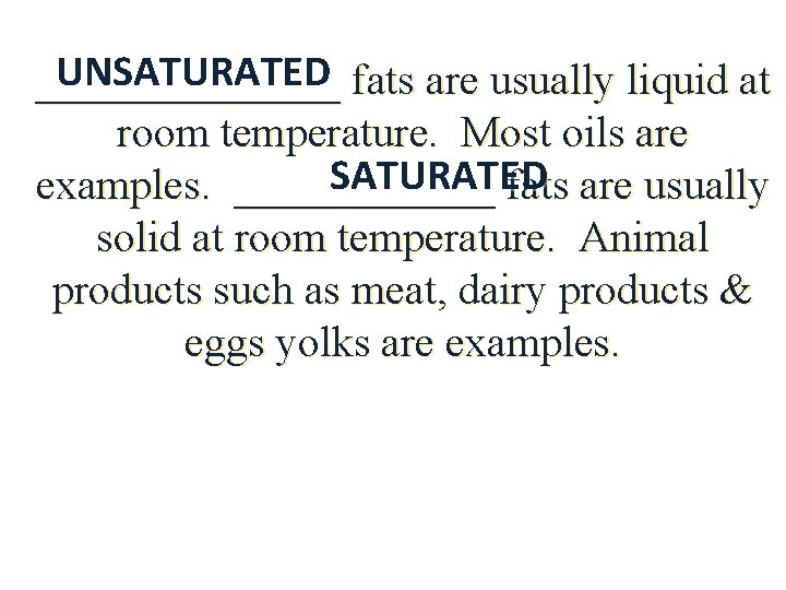 FOOD IS FUEL CARBOHYDRATE is an energyrich A