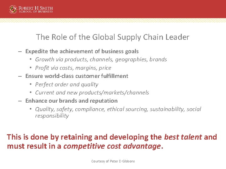 SUPPLY CHAIN OPERATIONS MANAGEMENT A Brief Picture What