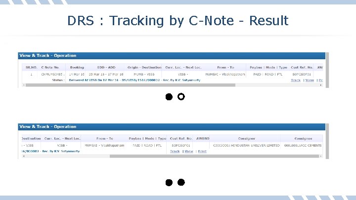 DRS : Tracking by C-Note - Result 