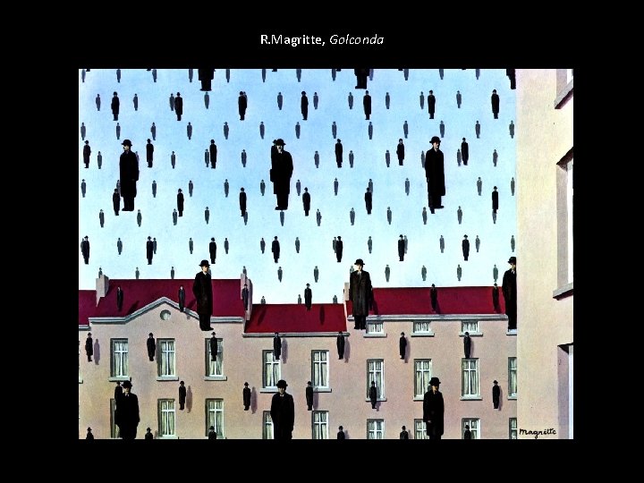 R. Magritte, Golconda 