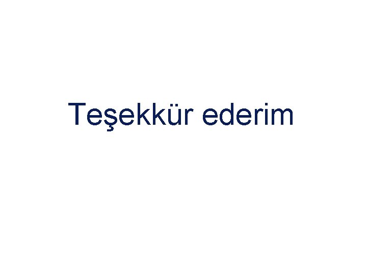 Teşekkür ederim 