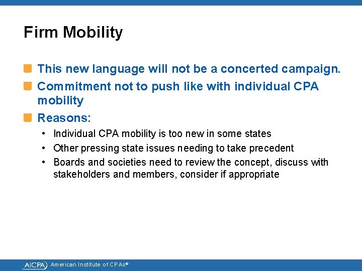 Firm Mobility This new language will not be a concerted campaign. Commitment not to