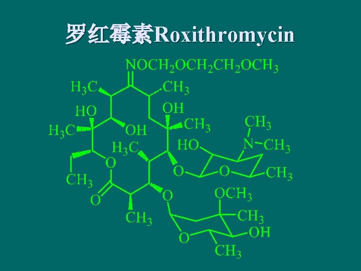 罗红霉素Roxithromycin 