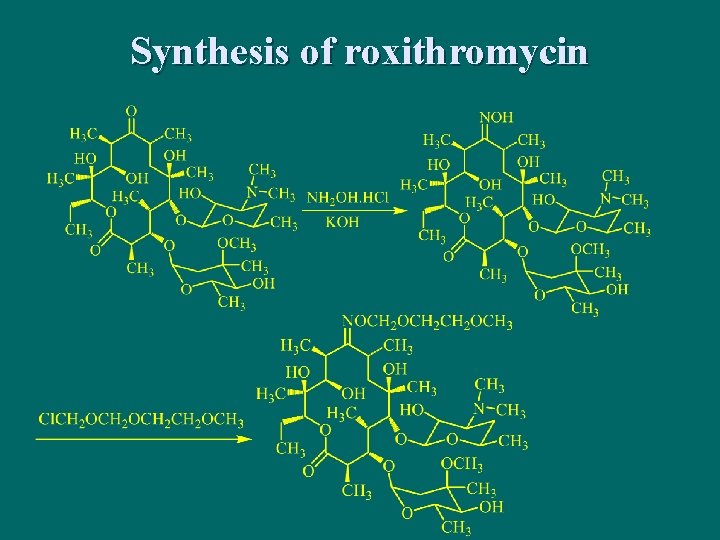 Synthesis of roxithromycin 