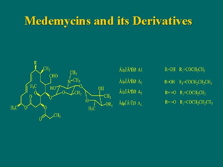 Medemycins and its Derivatives 