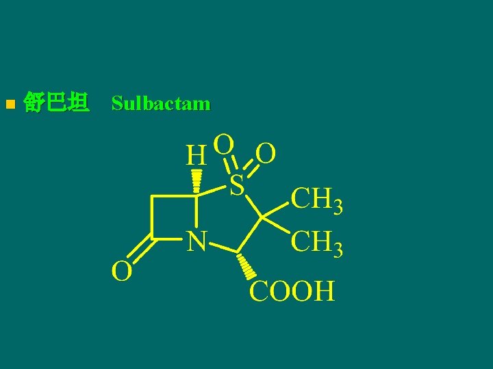 n 舒巴坦 Sulbactam 