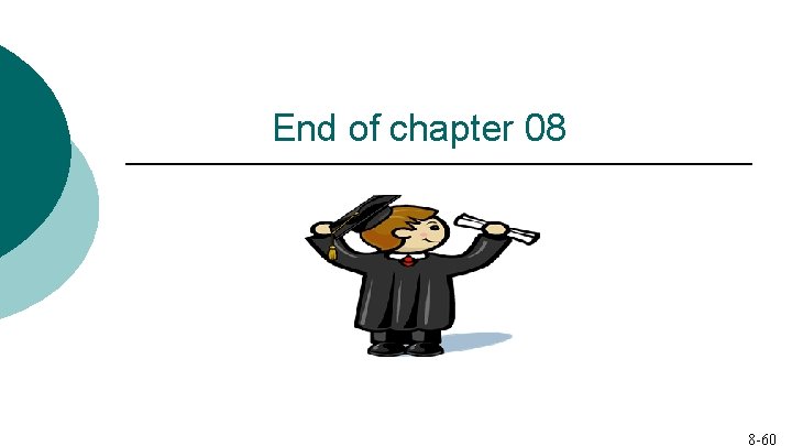 End of chapter 08 8 -60 