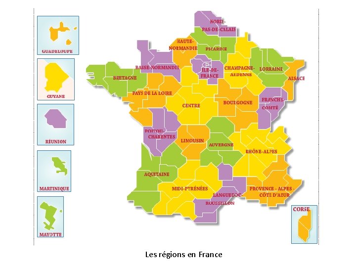 Les régions en France 