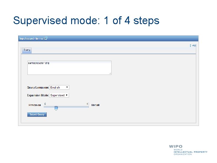 Supervised mode: 1 of 4 steps 