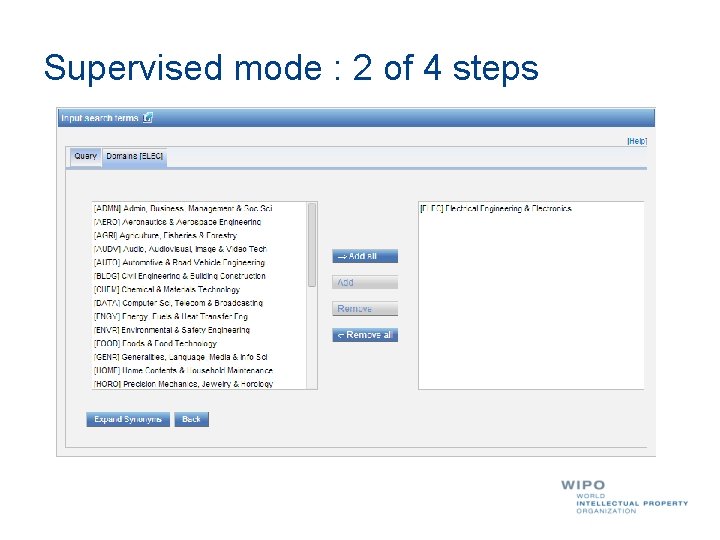 Supervised mode : 2 of 4 steps 