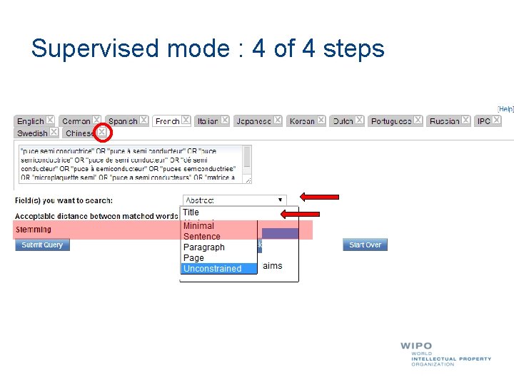 Supervised mode : 4 of 4 steps 