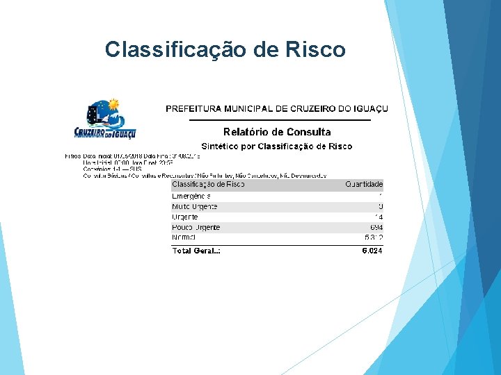 Classificação de Risco 